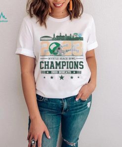 Ohio Bobcats 2023 Myrtle Beach Bowl Champions Helmet shirt, hoodie, sweater, long sleeve and tank top Ohio Bobcats 2023 Myrtle Beach Bowl Champions Helmet shirt