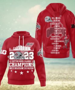 Ohio State Buckeyes Cotton Bowl Classic Champions 2023 Hoodie T Shirt