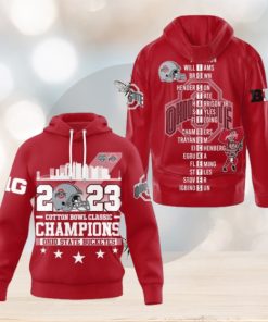 Ohio State Buckeyes Cotton Bowl Classic Champions 2023 Hoodie T Shirt