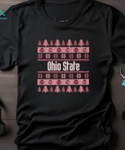 Ohio State Buckeyes Holiday Christmas Tree T Shirt