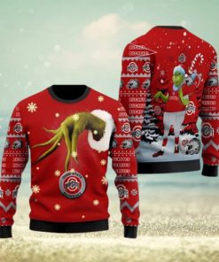 Ohio State Buckeyes Team GrinchUgly Christmas Sweater Cute Christmas Gift