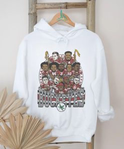 Ohio State Buckeyes team caricature football retro shirt