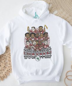 Ohio State Buckeyes team caricature football retro shirt