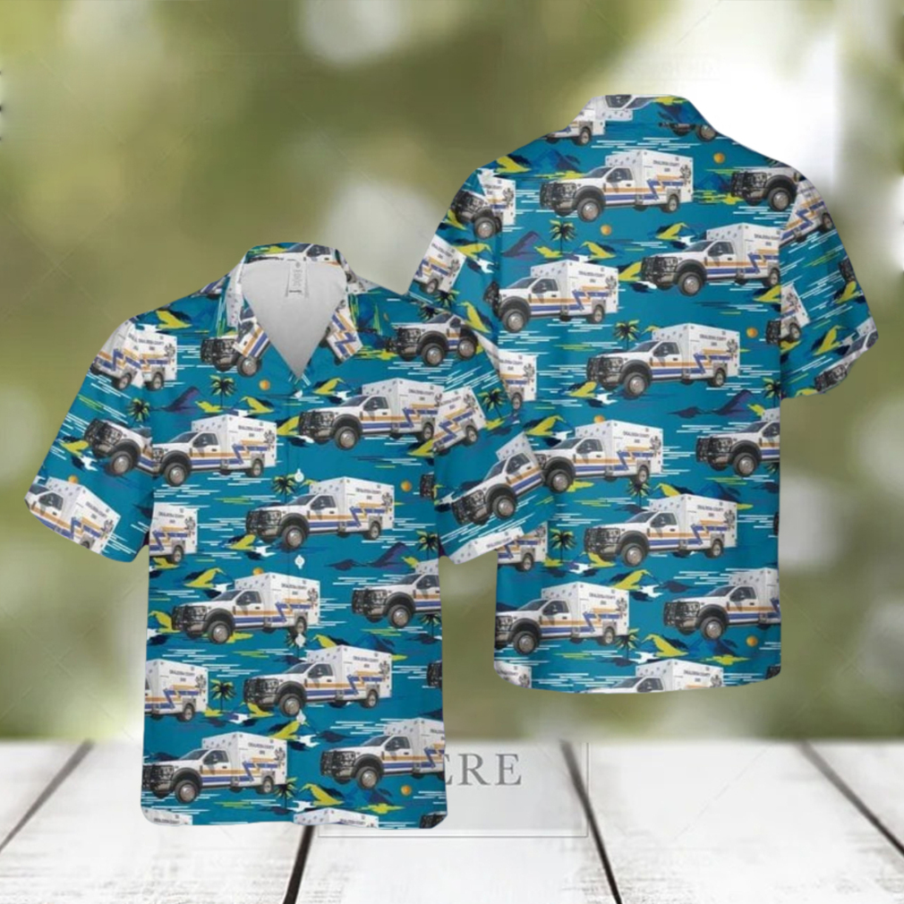 Okaloosa County EMS 3D Hawaiian Shirt Beach Lover Gift Okaloosa County EMS 3D Hawaiian Shirt Beach Lover Gift