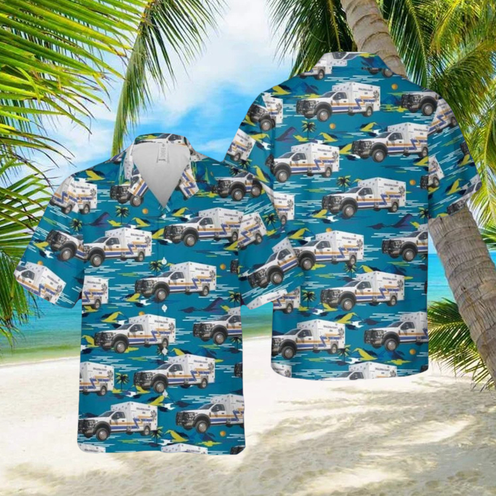 Okaloosa County EMS 3D Hawaiian Shirt Beach Lover Gift Okaloosa County EMS 3D Hawaiian Shirt Beach Lover Gift