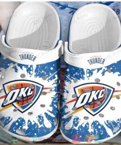 Oklahoma City Thunder Nba Crocs Clog Shoes