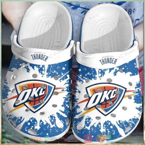 Oklahoma City Thunder Nba Crocs Clog Shoes