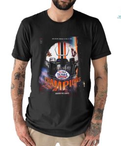 Oklahoma State Cowboys Are The 2023 Taxact Texas Bowl Champions College Football Bowl Games December 27 2023 Unisex T Shirt