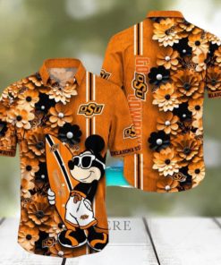 Oklahoma State Cowboys Hawaiian Shirt Mickey Love Surfing Trending Summer Gift