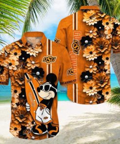 Oklahoma State Cowboys Hawaiian Shirt Mickey Love Surfing Trending Summer Gift