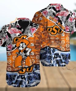 Oklahoma State Cowboys NCAA Souvenir Custom Name Men And Women Sports Teams Hawaiian Shirt Gift