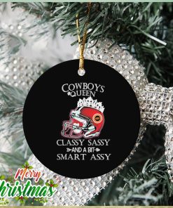 Oklahoma State Cowboys Queen Classy Sassy And A Bit Smart Assy Ornament
