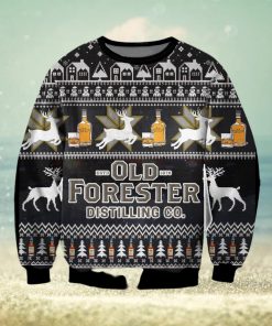 Old Forester Knitting Pattern 3D Print Ugly Christmas Sweater Perfect Holiday Gift