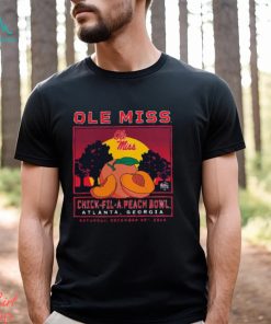 Ole Miss Rebels 2023 Chick Fil A Peach Bowl On December 30th 2023 Classic T Shirt