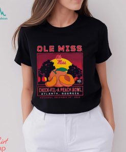 Ole Miss Rebels 2023 Chick Fil A Peach Bowl On December 30th 2023 Classic T Shirt