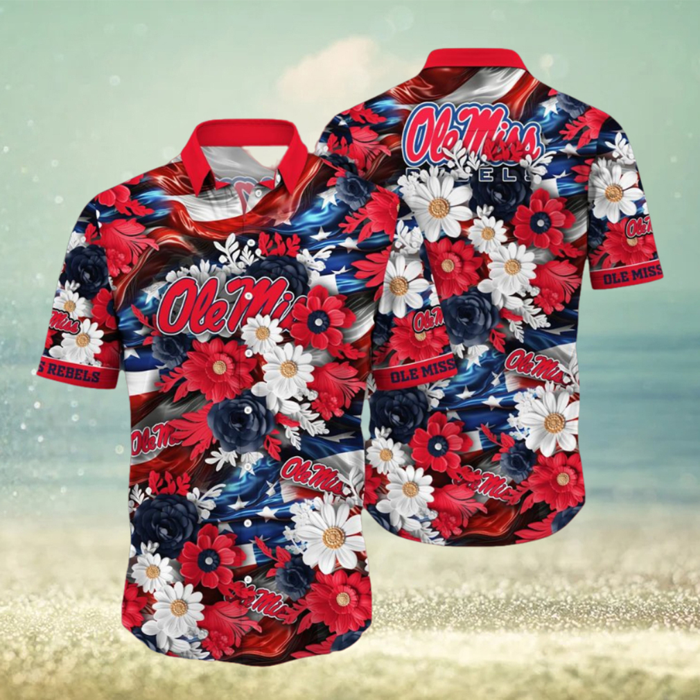 Ole Miss Rebels NCAA2 Hawaii Shirt Independence Day Ole Miss Rebels NCAA2 Hawaii Shirt Independence Day