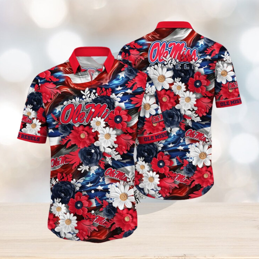 Ole Miss Rebels NCAA2 Hawaii Shirt Independence Day Ole Miss Rebels NCAA2 Hawaii Shirt Independence Day