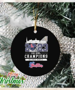 Ole Miss Rebels Ole Miss Egg Bowl University of Mississippi Hotty Toddy Gosh Almighty Champions 2023 Ornament