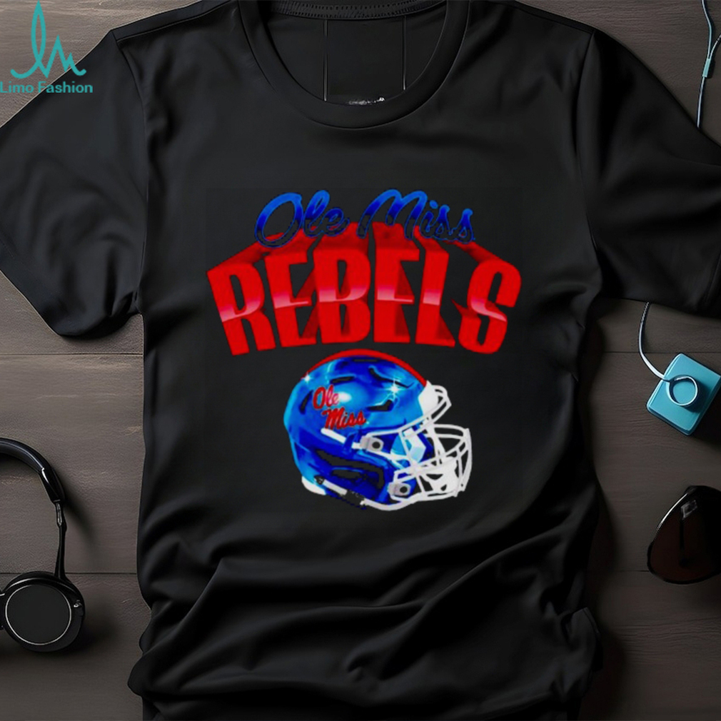 Ole Miss Rebels football Glossy helmet shirt Ole Miss Rebels football Glossy helmet shirt