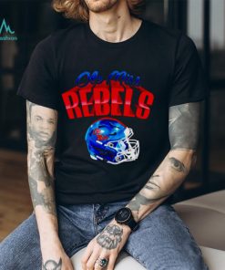 Ole Miss Rebels football Glossy helmet shirt