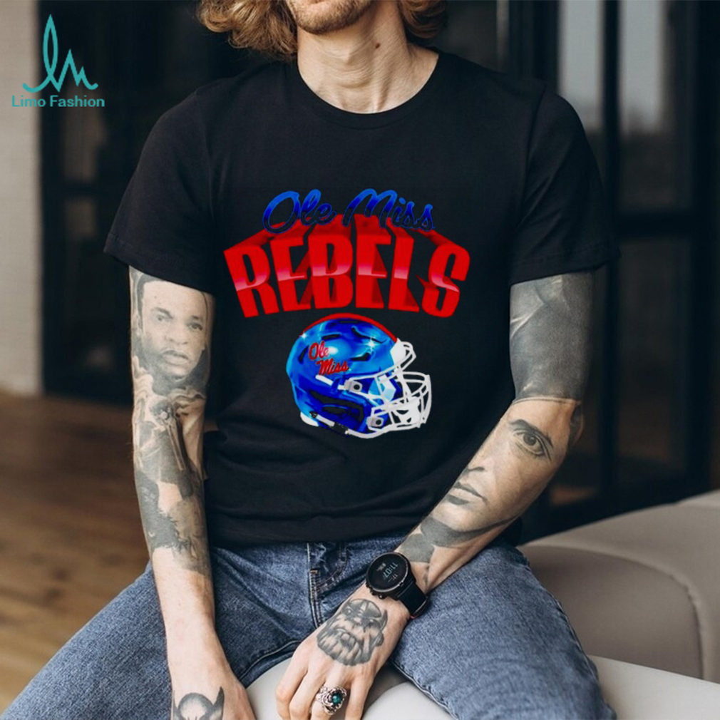 Ole Miss Rebels football Glossy helmet shirt Ole Miss Rebels football Glossy helmet shirt