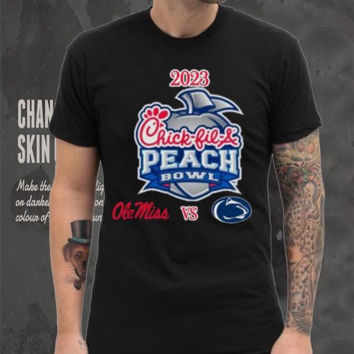 Ole Miss Rebels vs Penn State Nittany Lions 2023 Chick Fil A Peach Bowl shirt