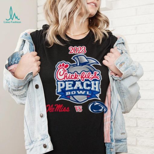 Ole Miss Rebels vs Penn State Nittany Lions 2023 Chick Fil A Peach Bowl shirt