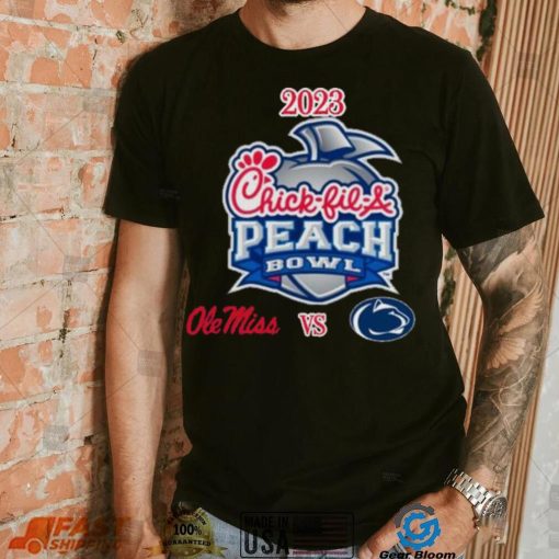 Ole Miss Rebels vs Penn State Nittany Lions 2023 Chick Fil A Peach Bowl shirt