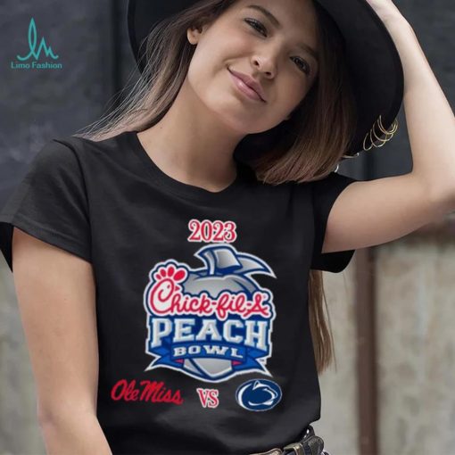 Ole Miss Rebels vs Penn State Nittany Lions 2023 Chick Fil A Peach Bowl shirt