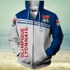 AFL North Melbourne Kangaroos Custom Name Number 2021 Home Guernsey Pullover Hoodie