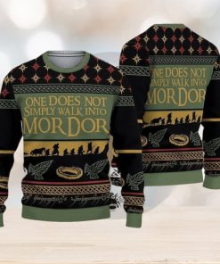 One Does Not Simply Walk Into Mordor Ugly Xmas Sweater