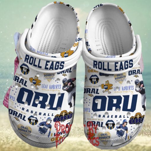 Oral Roberts Golden Eagles Baseball Crocs For Adults