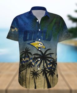 Oral Roberts Golden Eagles Hawaii Shirt Coconut Tree Tropical Grunge – NCAA