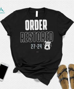 Order Restored 27 24 Alabama vs Georgia It’s How We Roll Shirt
