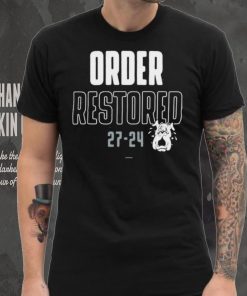 Order Restored 27 24 Alabama vs Georgia It’s How We Roll Shirt