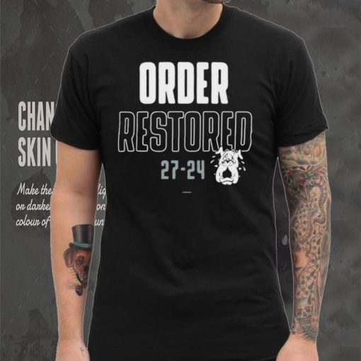 Order Restored 27 24 Alabama vs Georgia It’s How We Roll Shirt
