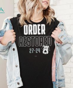 Order Restored 27 24 Alabama vs Georgia It’s How We Roll Shirt
