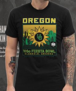 Oregon Ducks 2024 Vrbo Fiesta Bowl Fierce Competitor Glendale, Arizona Shirt