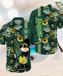 Oregon Ducks Hawaiian Shirt Mickey Love Surfing Trending Summer Gift