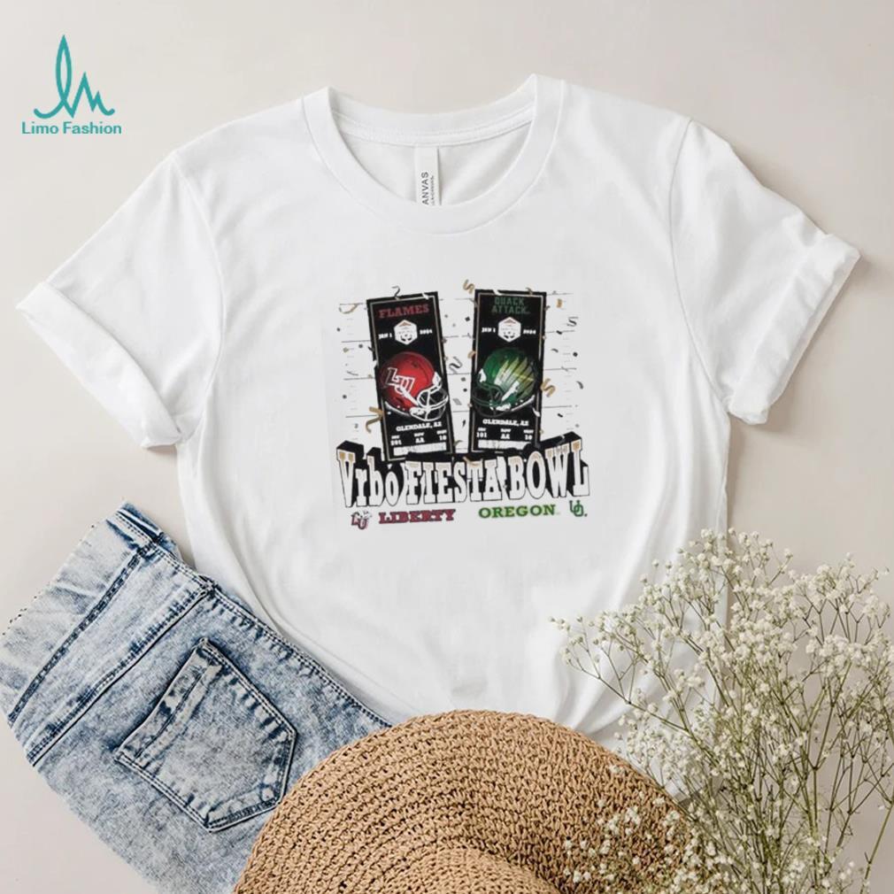 Oregon Ducks vs Liberty Flames 2024 Fiesta Bowl Game Day T shirt Oregon Ducks vs Liberty Flames 2024 Fiesta Bowl Game Day T shirt