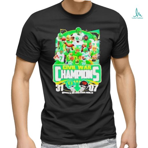 Oregon Ducks vs Oregon State Beavers Civil War Champions 2023 T Shirt