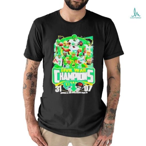 Oregon Ducks vs Oregon State Beavers Civil War Champions 2023 T Shirt