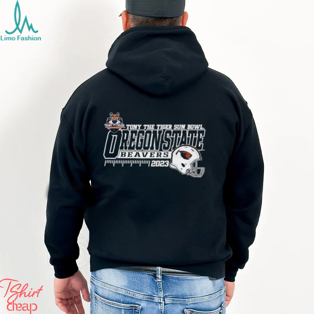Oregon State Beavers 2023 Tony the tiger sun bowl helmet shirt Oregon State Beavers 2023 Tony the tiger sun bowl helmet shirt