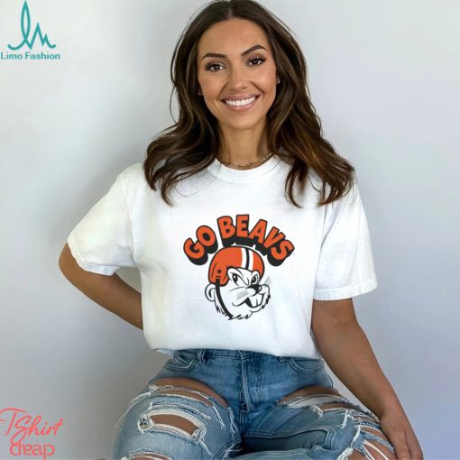 Oregon State Beavers football go beavs mascot face shirt