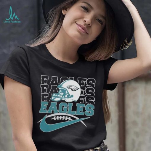 Original 2023 NFL Philadelphia Football Team Helmet Logo Shirt
