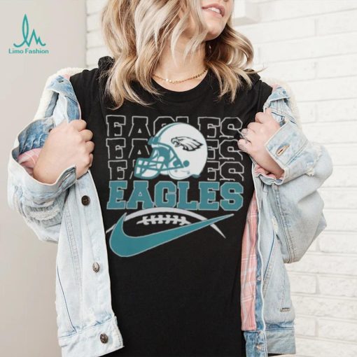 Original 2023 NFL Philadelphia Football Team Helmet Logo Shirt