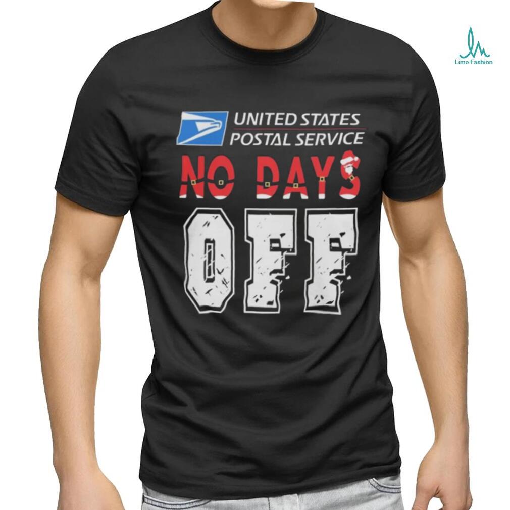 Original 2023 United States Postal Service No Day’s Off Logo Christmas T Shirt Original 2023 United States Postal Service No Day’s Off Logo Christmas T Shirt