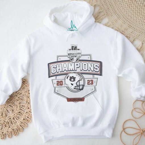 Original Auburn Tigers 2023 Music City Bowl Champions Helmet T Shirt