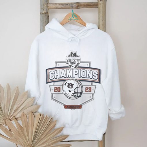 Original Auburn Tigers 2023 Music City Bowl Champions Helmet T Shirt