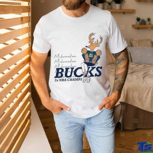 Original Bango Milwaukee Bucks 2x NBA Champs Vintage T Shirt